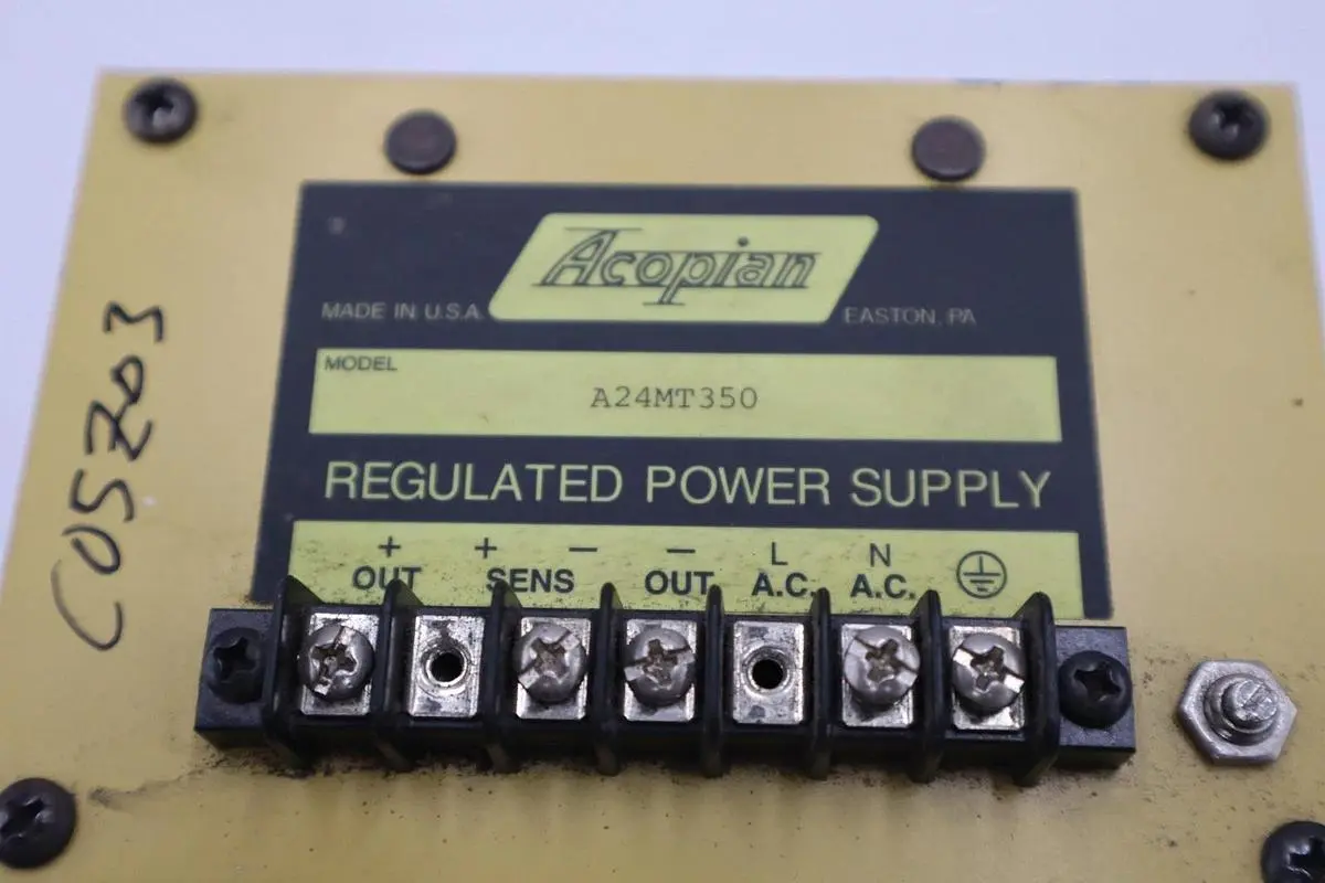 Acopian A24MT350 Regulated Power Supply STOCK H1135