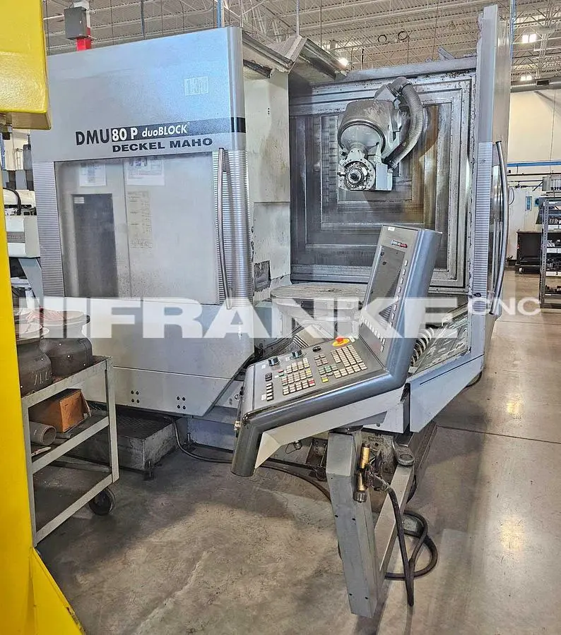 Used 2007 DMG MORI DECKEL MAHO DMU80P DUOBLOCK Vertical Machining Centers (5-Axis or More) | FRANKE CNC, LLC #1382669