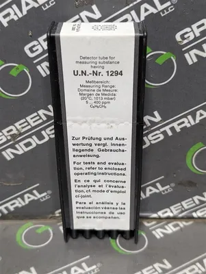 Dräger CH 23001 Toluene 5/a U.N.-Nr. 1294 Glass Detector Tube Set New NIB