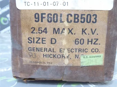 General Electric 9F60LCB503 Motor Starter Fuse Type EJ-2D 270 Amps New NIB