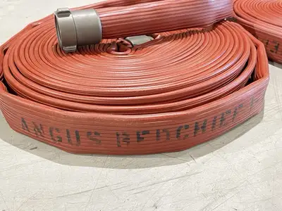 New | in-Stock Angus Red Chief Red Nitrile Rubber Fire Hose 75' LOT OF 2 Commercial Materials & Supplies Michigan US | Maverick Industrial Sales #1391897