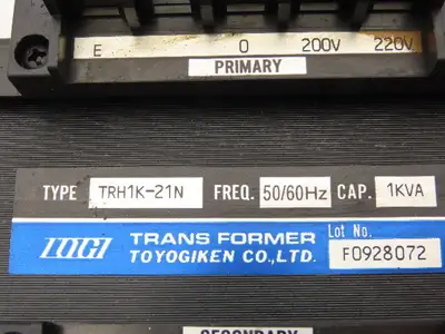 Used TOYOGIKEN _UNKNOWN_ Transformers Indiana US | Arrow Industrial #1365182