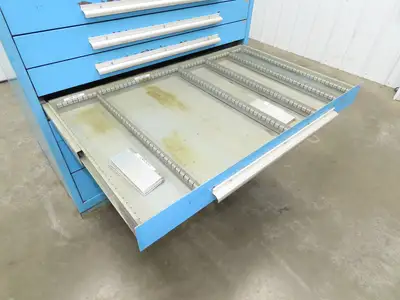 Nu-Era Modular Tool Storage Cabinet 12 Drawer 45x28x61" Stanley Vidmar Lista
