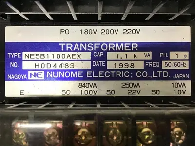 USED NUNOME ELECTRIC NESB1100AEX