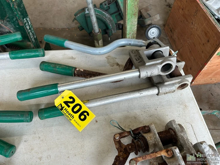 Used _UNKNOWN_ (2) GREENLEE 710 STUD PUNCHES Hand Punches Illinois US | Heath Industrial Auction Services #1379732