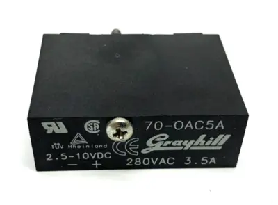 USED GRAYHILL DC INPUT RELAY MODULE