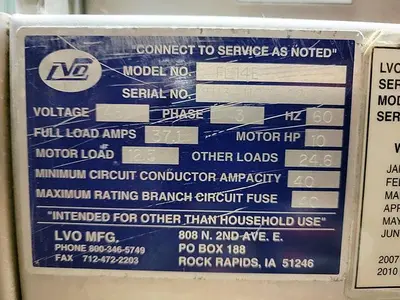 LVO FL-14E Front Load Pan Washer | Harvest Equipment and Fabrication Inc (2)