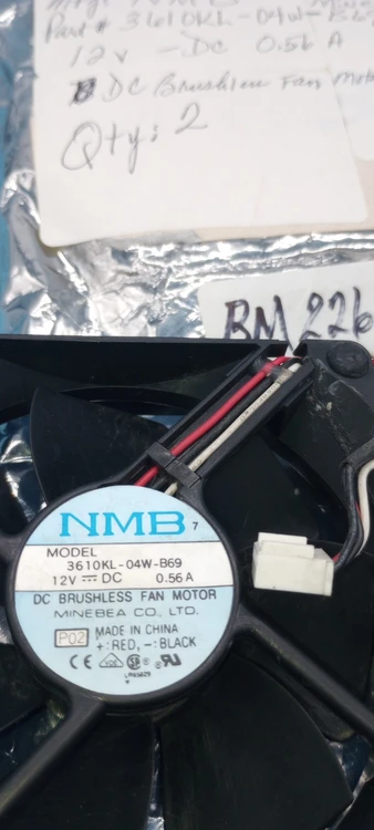 Used NMB 3610KL-04W-B69 Electronic Component Fans Arizona US | ASSET CONVERSION SPECIALISTS, INC. #1293441