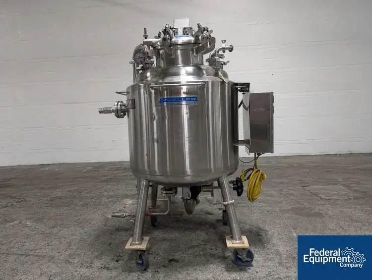 Used Mueller 150 LIter Mueller Reactor, 316L S/S, 35/60# Reactors Ohio US | Federal Equipment Company #129578