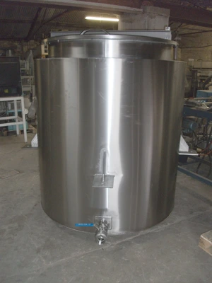 1,700 L S/S Electrically Heated Jacketed Cooker Tank