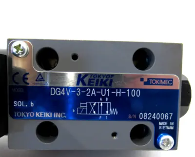 NEW TOKYO KEIKI DG4V-3-2A-U1-H-100 (H31) SOLENOID VALVE DG4V32AU1H100