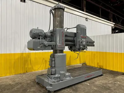 7' X 17" CARLTON MODEL #3A RADIAL ARM DRILL: STOCK 15026