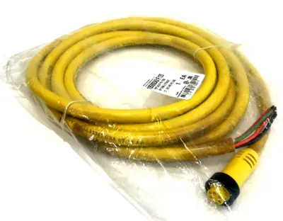 NEW MOLEX WOODHEAD 105000A01F120 5P FEMALE PVC CORD 12'