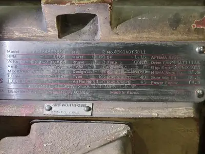 USED GE MOTORS 5KS184SE305D