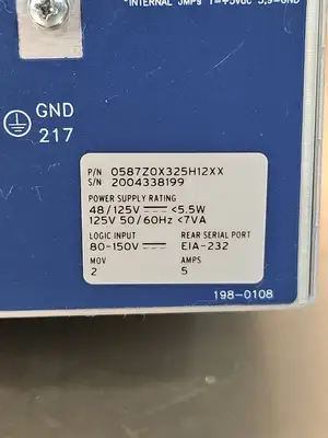 USED Schweitzer Engineering Laboratories SEL-587Z