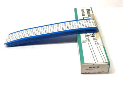 New | in-Stock Panduit Pan-Code Wire Marker Cards BOX OF 17 CARDS Commercial Materials & Supplies Michigan US | Maverick Industrial Sales #1392529