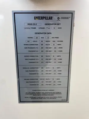 USED 2019 CATERPILLAR XQ35