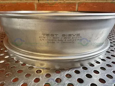 Used RETSCH SIEVE FRAME AND SCREEN, 8" DIAMETER X 2" DEEP, 63UM MESH SIZE Sieves & Sieve Shakers California US | Equipment Lab #1461707
