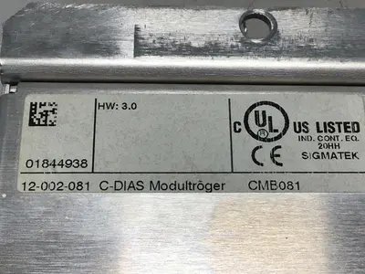 USED SIGMATEK CMB081 12-002-081
