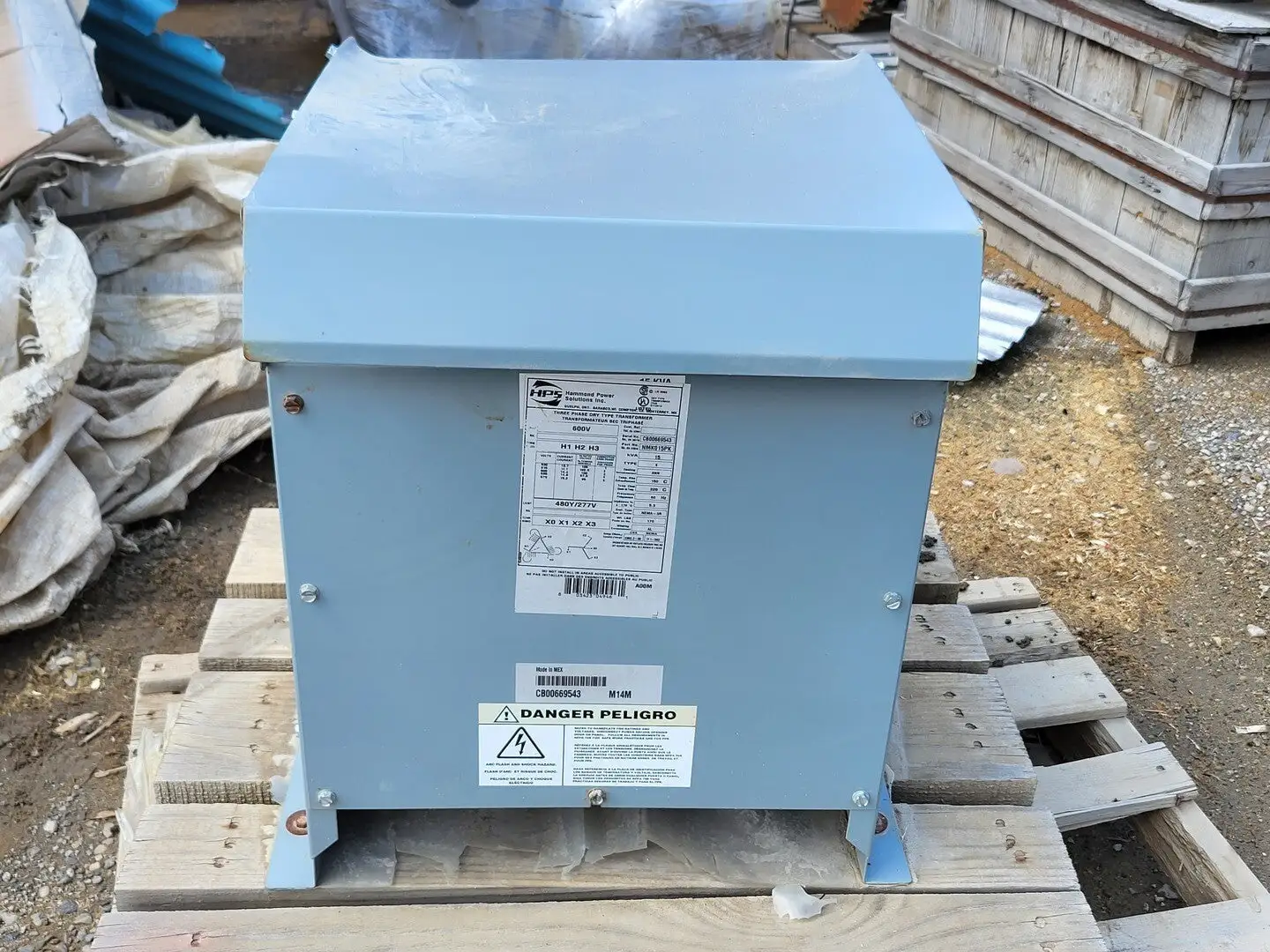 USED HAMMOND POWER SOLUTIONS INC. NMK015PK