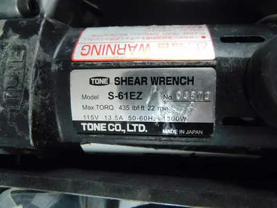Used TONE S-61EZ Air Tools, DC Electrical Tools & Accessories Texas US | Aucto #1308352