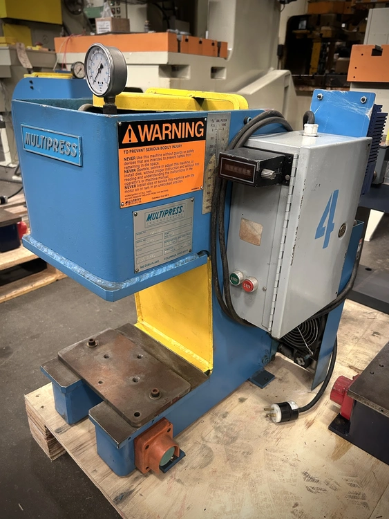 Used MULTIPRESS MULTIPRESS WUA-1TR PRESS C-Frame Presses | Alma Machinery #899571