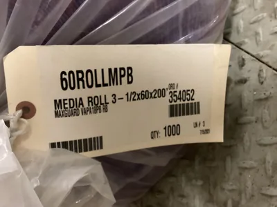Chemco 60ROLLMPB 60″ x 3-1/2″ MaxGuard Fiberglass Paint Arrestor Media Roll