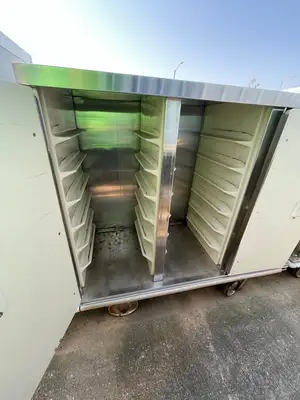 Used Falcon Restaurant Supply Used Stainless Steel Mobile 3 Door Banquet Cart - SS120 Restaurant Equipment (Miscellaneous) Illinois US | Falcon Restaurant Supply #1376024