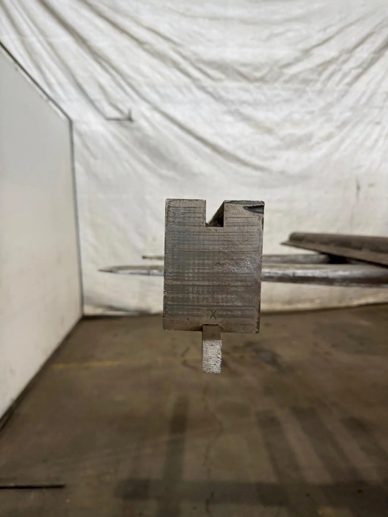 3" X 4" PRESS BRAKE DIE BED RISER. STOCK# 0877124