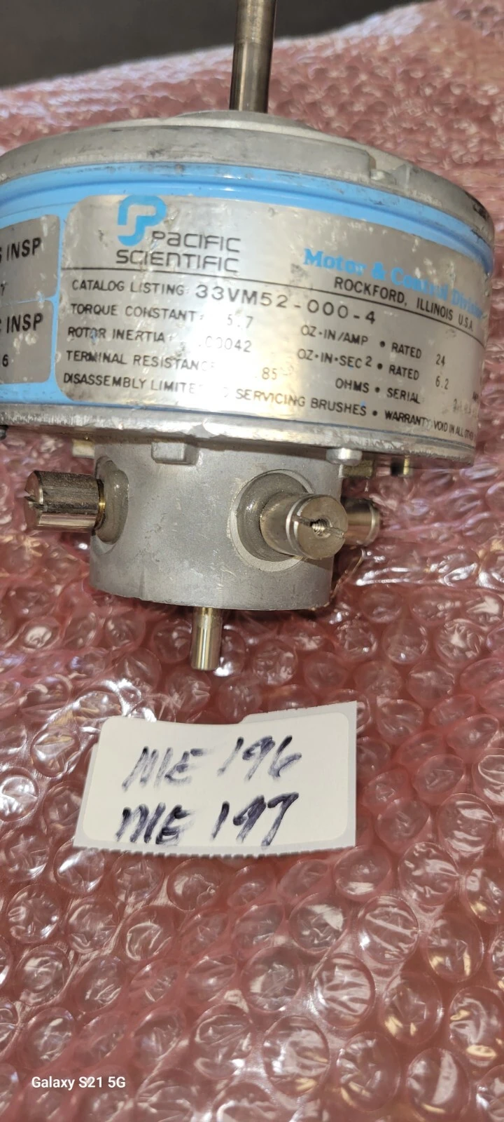 USED Pacific Scientific 14573000 (