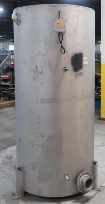 SPC8681  Tank 350 gallon vertical tank, Stainless Steel, flat