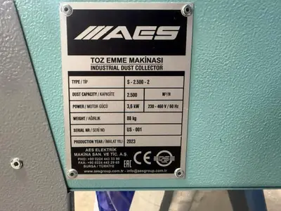 AES Model S-2.500-2 Dust Collector