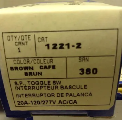 New | in-Stock LEVITON 1221-2 Miscellaneous Equipment (Electrical & Power) | Surplus Asset Holdings #1188751