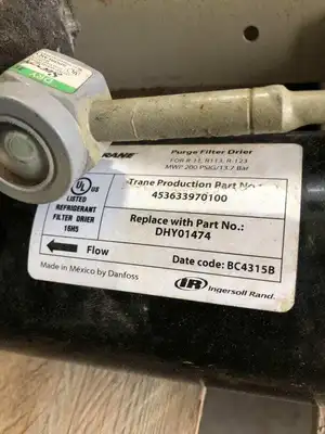 Trane PRGDA111AE000 Purge System for Chiller 175/335PSI R11, R123, R113