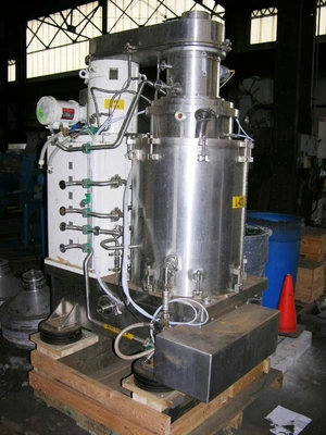 Carr HC-18 High-Centrate self-cleaning clarifier, Titanium.