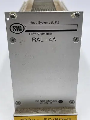 Used SIG SIG RAL-4A Misc Electrical & Power Parts | ND Industrial Surplus #1214530