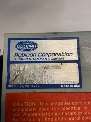 Used ROBICON 420-773.16 Misc Electrical & Power Parts | Surplus Asset Holdings #1218620