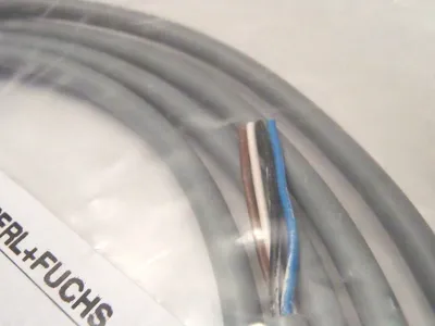 V1S-G-2M-PVC,126567 | Pepperl+Fuchs V1S-G-2M-PVC Male Cordset Single-Ended M12 Straight A-Coded 126567 - New