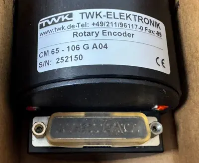 NEW TWK-ELEKTRONIK CM65-106GA04 ROTARY ENCODER CM65106GA04