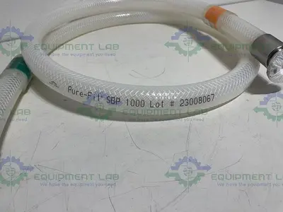 USED SAINT GOBAIN 23008067 PURE FIT 96" HOSE W/ 1/2" SANITARY FITTING 60PSI AT 20°C