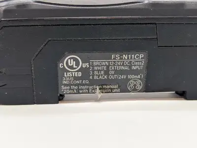 FS-N11CP | Keyence  Digital Fiber Optic Amplifier - Used