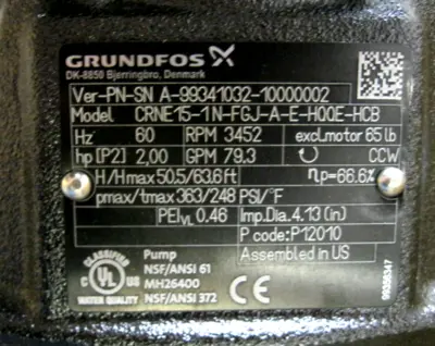 New | in-Stock Grundfos CRNE15-1N FJG-A-E-HQQE-HCB Pumps New Hampshire US | Bitter End Trading #1556578