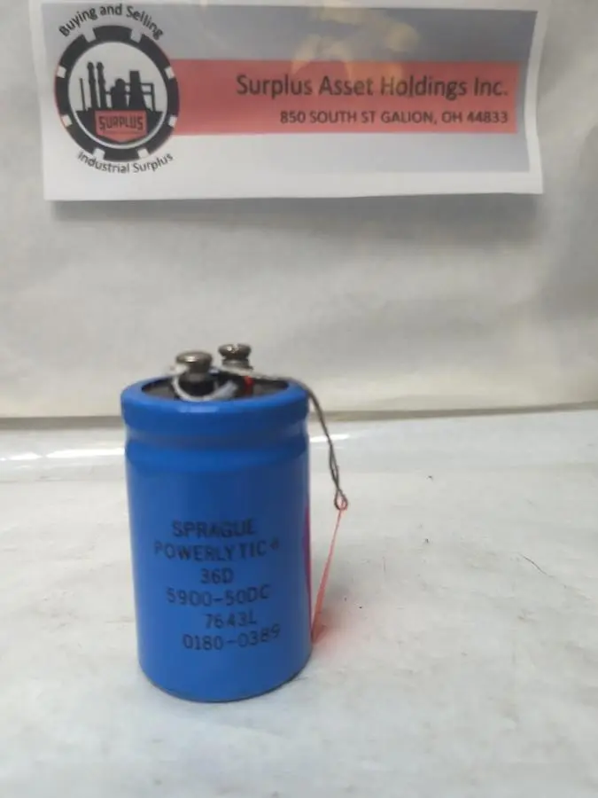 Used SPRAGUE 36D Miscellaneous Equipment (Electrical & Power) Ohio US | Surplus Asset Holdings #1245484