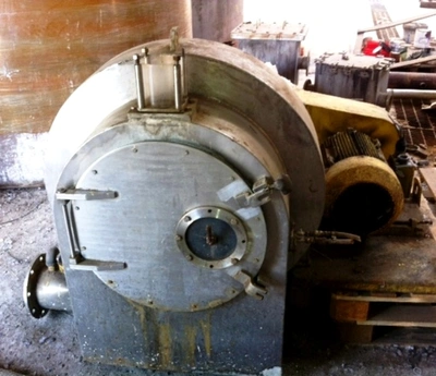 Siebtechnik Tema H-400 Conturbex worm/screen centrifuge, 316SS.