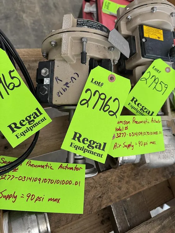 Used SAMSON PNEUMATIC ACTUATOR Valves/Fittings Ohio US | Regal Equipment Inc #219242
