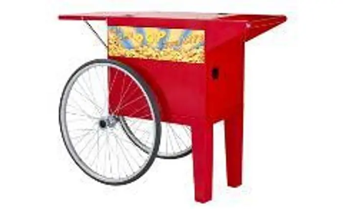 HEAVY DUTY  COMMERCIAL POPCORN CART