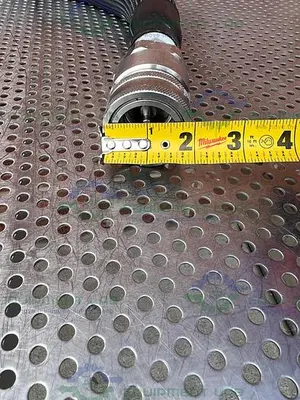 USED HUBER INSULATED CHILLER HOSE 53" W/ 1" FEMALE THREADED TO QUICK RELEASE