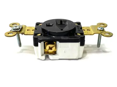 New | in-Stock Hubbell Brown Straight Blade Single Receptacle 2-Pole 3-Wire 250V 20A Electrical Fittings Michigan US | Maverick Industrial Sales #1402537