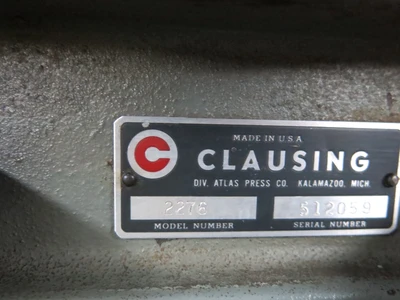 USED CLAUSING # 2276