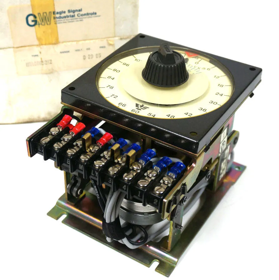 NEW EAGLE SIGNAL HA48A6B212 ELECTRIC RESET TIMER 120V, 60HZ